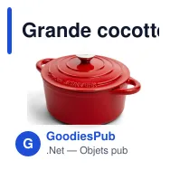 Grande cocotte en fonte émaillée personnalisable 5 L avec logo - Orrefors Jernverk - Miniature 4