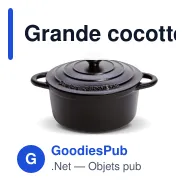 Grande cocotte en fonte émaillée personnalisable 5 L avec logo - Orrefors Jernverk - Miniature 8