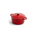 Variante Rouge - Grande cocotte en fonte émaillée personnalisable 5 L avec logo - Orrefors Jernverk