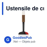 Ustensile de cuisine polyvalent personnalisable en acacia avec logo - Orrefors Jernverk - Miniature 2