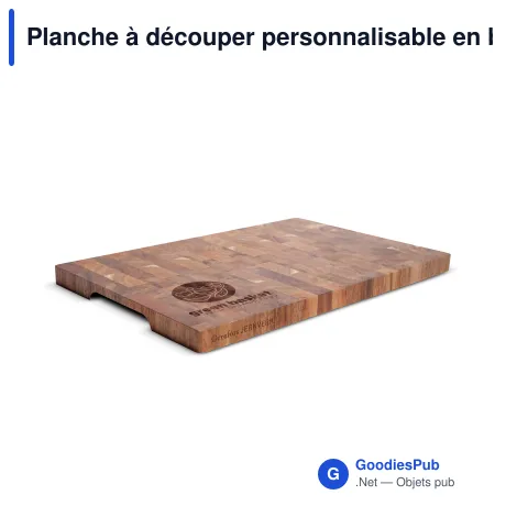 Planche à découper personnalisable en bois d'acacia avec logo - Orrefors Jernverk