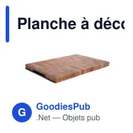 Planche à découper personnalisable en bois d'acacia avec logo - Orrefors Jernverk - Miniature 2