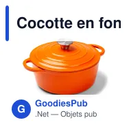 Cocotte en fonte émaillée personnalisable 2,8 L avec logo - Orrefors Jernverk - Miniature 4