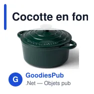 Cocotte en fonte émaillée personnalisable 2,8 L avec logo - Orrefors Jernverk - Miniature 5