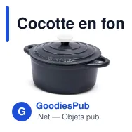 Cocotte en fonte émaillée personnalisable 2,8 L avec logo - Orrefors Jernverk - Miniature 7
