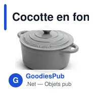 Cocotte en fonte émaillée personnalisable 2,8 L avec logo - Orrefors Jernverk - Miniature 8