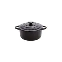 Variante Noir - Cocotte en fonte émaillée personnalisable 2,8 L avec logo - Orrefors Jernverk