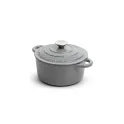 Variante Gris clair - Cocotte en fonte émaillée personnalisable 2,8 L avec logo - Orrefors Jernverk