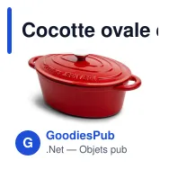 Cocotte ovale en fonte émaillée personnalisable 3,5 L avec logo - Orrefors Jernverk - Miniature 4