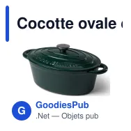 Cocotte ovale en fonte émaillée personnalisable 3,5 L avec logo - Orrefors Jernverk - Miniature 7