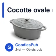 Cocotte ovale en fonte émaillée personnalisable 3,5 L avec logo - Orrefors Jernverk - Miniature 8