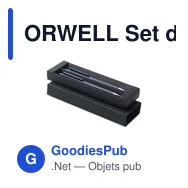 ORWELL Set de stylos en alu. recyclé - Miniature 1
