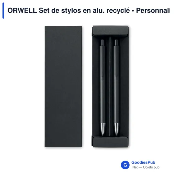 ORWELL Set de stylos en alu. recyclé - Image 11
