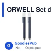 ORWELL Set de stylos en alu. recyclé - Miniature 3