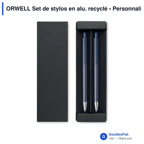 ORWELL Set de stylos en alu. recyclé - Image 5