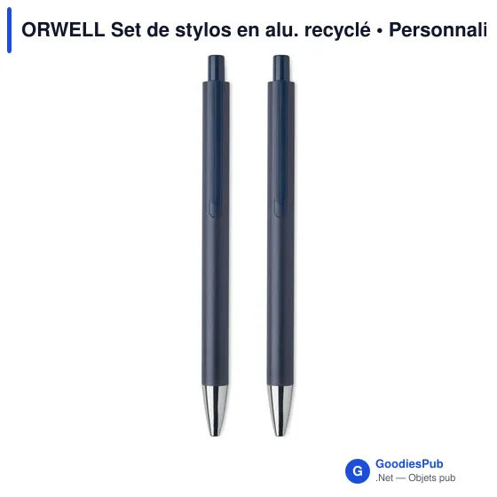 ORWELL Set de stylos en alu. recyclé - Image 6