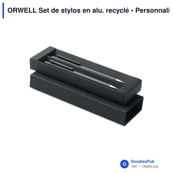 ORWELL Set de stylos en alu. recyclé - Image 7