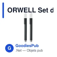 ORWELL Set de stylos en alu. recyclé - Miniature 8