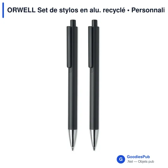 ORWELL Set de stylos en alu. recyclé - Image 8