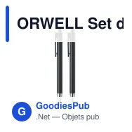 ORWELL Set de stylos en alu. recyclé - Miniature 9