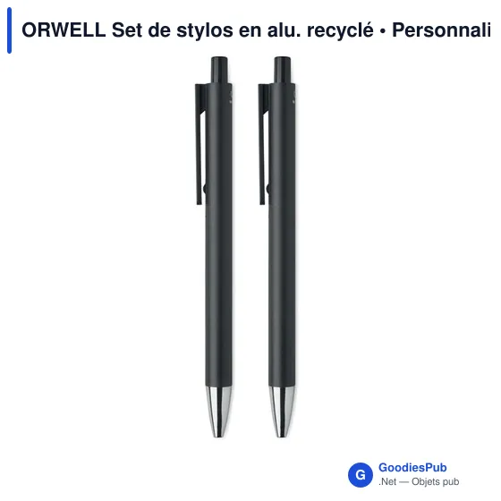 ORWELL Set de stylos en alu. recyclé - Image 9