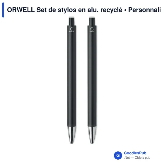 ORWELL Set de stylos en alu. recyclé - Image 10