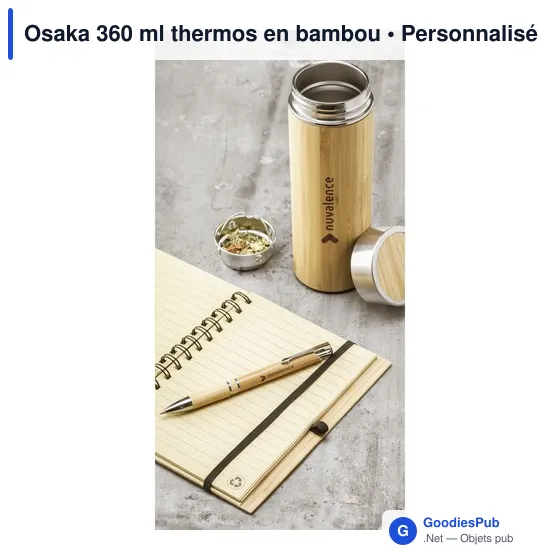 Bouteille isotherme personnalisable Osaka 360 ml avec logo - Image 6
