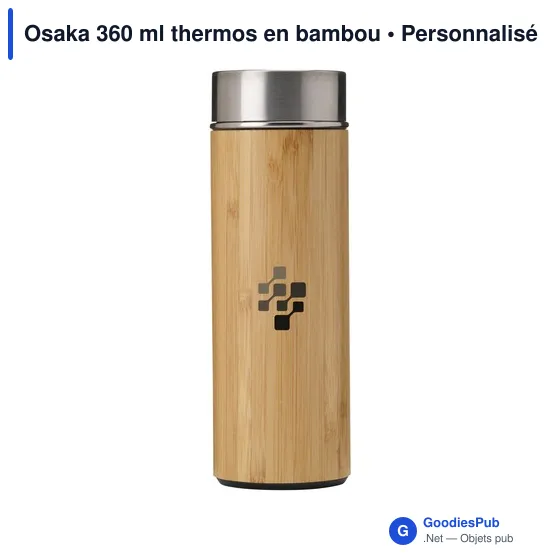 Bouteille isotherme personnalisable Osaka 360 ml avec logo - Image 7