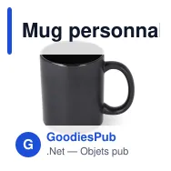 Mug personnalisable en grès vernis mat et brillant 350 ml avec logo - Oslo - Miniature 2