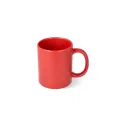 Variante Rouge - Mug personnalisable en grès vernis mat et brillant 350 ml avec logo - Oslo