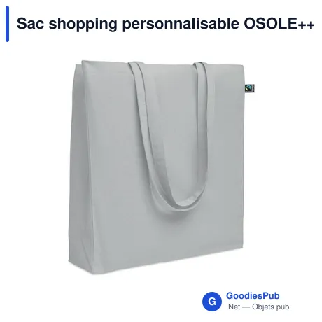 Sac shopping personnalisable OSOLE++ COLOUR avec logo