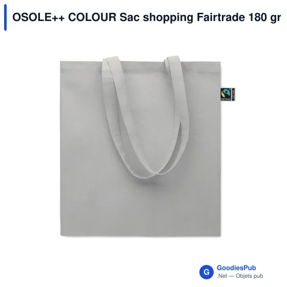 Sac shopping personnalisable OSOLE++ COLOUR avec logo - Image 2
