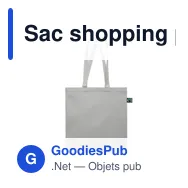 Sac shopping personnalisable OSOLE++ COLOUR avec logo - Miniature 3