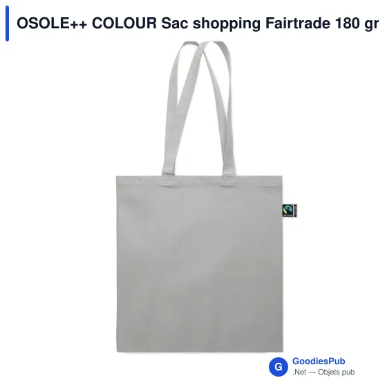Sac shopping personnalisable OSOLE++ COLOUR avec logo - Image 3