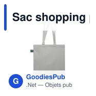Sac shopping personnalisable OSOLE++ COLOUR avec logo - Miniature 5