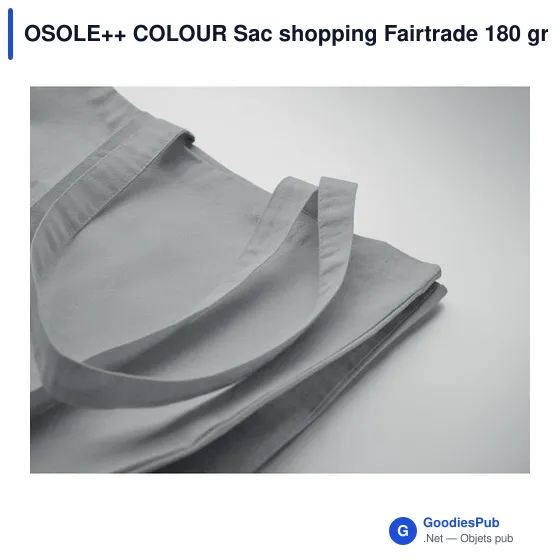 Sac shopping personnalisable OSOLE++ COLOUR avec logo - Image 6