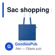 Sac shopping personnalisable en coton équitable avec logo - OSOLE+ COLOUR - Miniature 2