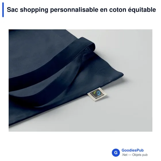 Sac shopping personnalisable en coton équitable avec logo - OSOLE+ COLOUR - Image 11