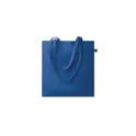 Variante bleu royal - Sac shopping personnalisable en coton équitable avec logo - OSOLE+ COLOUR