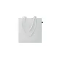 Variante blanc - Sac shopping personnalisable en coton équitable avec logo - OSOLE+ COLOUR