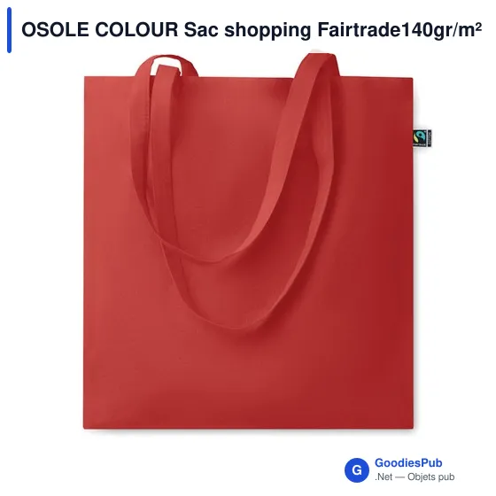 OSOLE COLOUR Sac shopping Fairtrade140gr/m² - Image 1