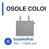 OSOLE COLOUR Sac shopping Fairtrade140gr/m² - Miniature 12