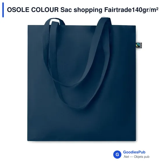 OSOLE COLOUR Sac shopping Fairtrade140gr/m² - Image 4