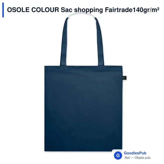 OSOLE COLOUR Sac shopping Fairtrade140gr/m² - Image 6