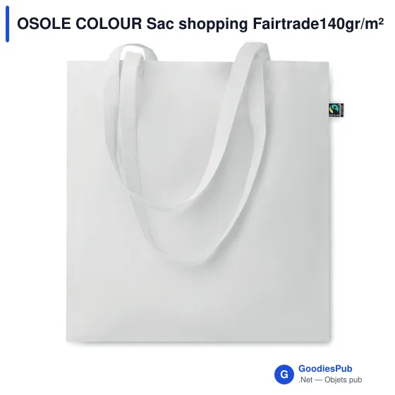 OSOLE COLOUR Sac shopping Fairtrade140gr/m² - Image 7