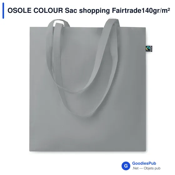 OSOLE COLOUR Sac shopping Fairtrade140gr/m² - Image 10