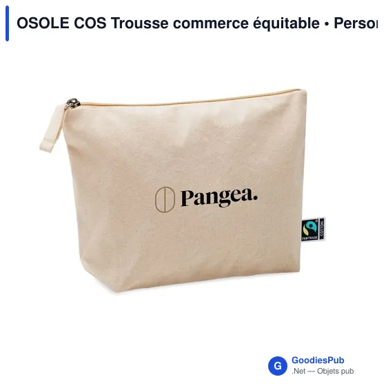 OSOLE COS Trousse commerce équitable - Image 4