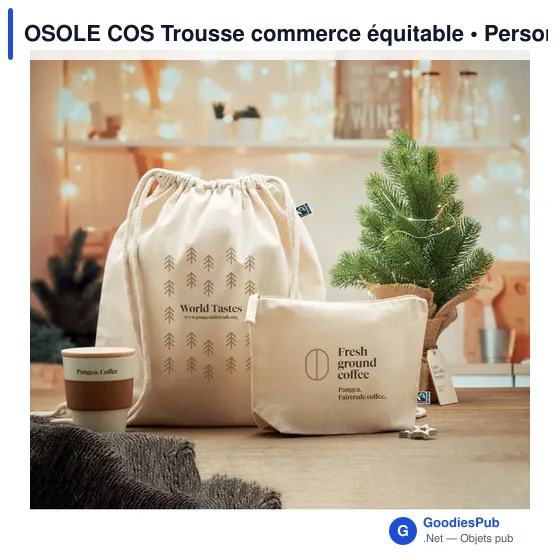 OSOLE COS Trousse commerce équitable - Image 5