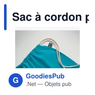 Sac à cordon personnalisable en coton Fairtrade avec logo - Miniature 9