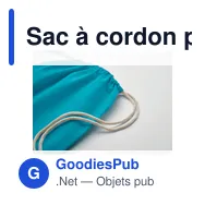 Sac à cordon personnalisable en coton Fairtrade avec logo - Miniature 10